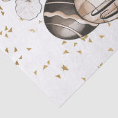 Gelukkig Nieuwjaar Gnome Tissuepapier (Detail)