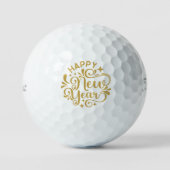Gelukkig nieuwjaar golfballen (Voorkant)