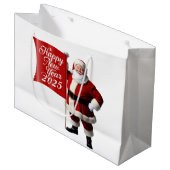 Gelukkig nieuwjaar groot cadeauzakje (Voorkant Gekanteld)