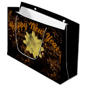 Gelukkig nieuwjaar groot cadeauzakje (Voorkant Gekanteld)