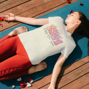 Gelukkig Nieuwjaar groovy retro typografie T-shirt