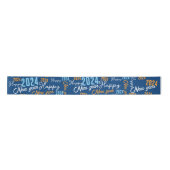 Gelukkig Nieuwjaar Grosgrain Lint (Voorkant)