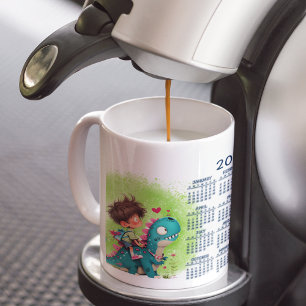 Gelukkig nieuwjaar! grote koffiekop