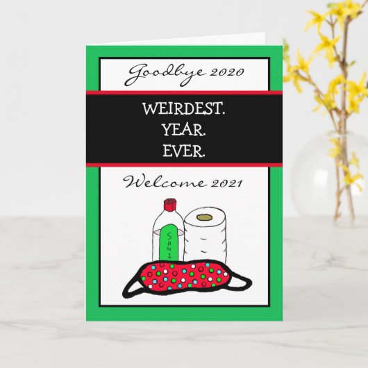 Gelukkig nieuwjaar, het rijkste jaar ooit 2020 tot kaart (Gele Bloem)