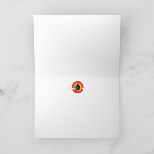 Gelukkig Nieuwjaar! (Homosexueel, Lesbienne) Feestdagen Kaart (Binnen)