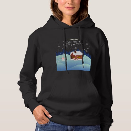 Gelukkig nieuwjaar hoodie (Voorkant)
