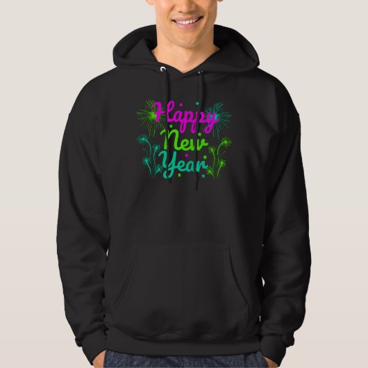 Gelukkig nieuwjaar hoodie (Voorkant)