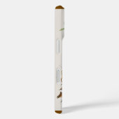 Gelukkig nieuwjaar in boomstammen, eikels en bloem Case-Mate iPhone case (Achterkant / Rechts)