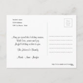 Gelukkig Nieuwjaar in verschillende talen Feestdagenkaart (Achterkant)