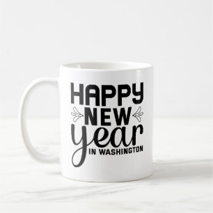 Gelukkig Nieuwjaar in Washington-54688 Koffiemok