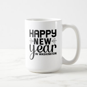 Gelukkig Nieuwjaar in Washington-54688 Koffiemok