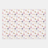 Gelukkig nieuwjaar inpakpapier vel (Voorkant 3)