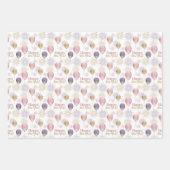 Gelukkig nieuwjaar inpakpapier vel (Voorkant)