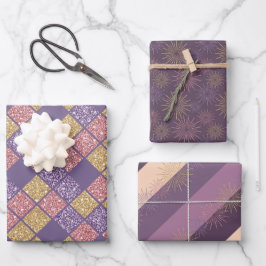 Gelukkig nieuwjaar inpakpapier vel