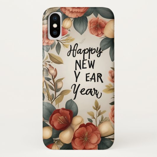 Gelukkig Nieuwjaar iPhone X Design** Case-Mate iPhone Case (Achterkant)