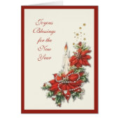 Gelukkig Nieuwjaar Jezus Religieuze Rosary Scripti (Voorkant)