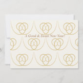 Gelukkig Nieuwjaar Joods Nieuwjaar Roosj Hasjana H Kaart (Achterkant)