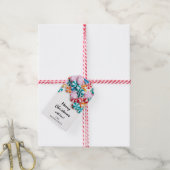 Gelukkig nieuwjaar jul Belly Cadeaulabel (Met Touw)
