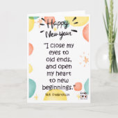 Gelukkig Nieuwjaar Kaart (Voorkant)