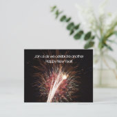 Gelukkig nieuwjaar kaart (Staand voorkant)