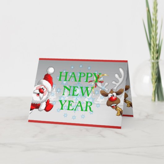Gelukkig Nieuwjaar Kaart (Voorkant)