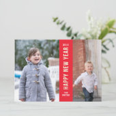 Gelukkig nieuwjaar kaart (Staand voorkant)