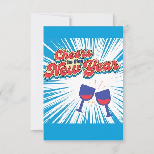 gelukkig nieuwjaar kaart (Voorkant)