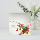 Gelukkig Nieuwjaar Kaart (Staand voorkant)