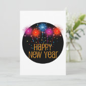 Gelukkig nieuwjaar kaart (Staand voorkant)