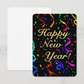 Gelukkig nieuwjaar! kaart (Voorkant / Achterkant)