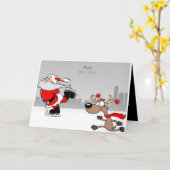 gelukkig nieuwjaar kaart (Gele Bloem)