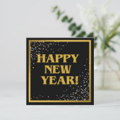 Gelukkig nieuwjaar kaart (Staand voorkant)