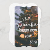 gelukkig nieuwjaar kaart (Voorkant / Achterkant)