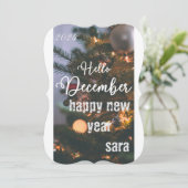 gelukkig nieuwjaar kaart (Staand voorkant)