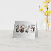 gelukkig nieuwjaar kaart 2025 (Gele Bloem)