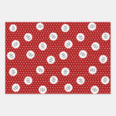 "Gelukkig Nieuwjaar" kattenbedrijf Inpakpapier Vel (Voorkant 3)