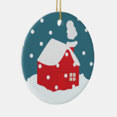 Gelukkig nieuwjaar keramisch ornament (Rechts)