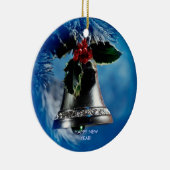 Gelukkig nieuwjaar keramisch ornament (Rechts)