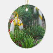 Gelukkig nieuwjaar keramisch ornament (Links)