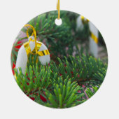 Gelukkig nieuwjaar keramisch ornament (Achterkant)