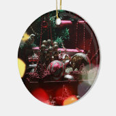 Gelukkig nieuwjaar keramisch ornament (Links)