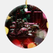 Gelukkig nieuwjaar keramisch ornament (Achterkant)