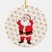 Gelukkig nieuwjaar keramisch ornament (Achterkant)