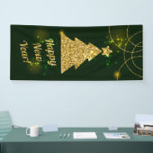 Gelukkig Nieuwjaar kerstfeestdag Spandoek (Beurs)