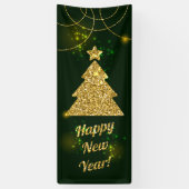 Gelukkig Nieuwjaar kerstfeestdag Spandoek (Verticaal)