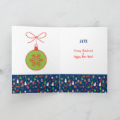 Gelukkig nieuwjaar! Kerstvakantie Kaart (Binnen)