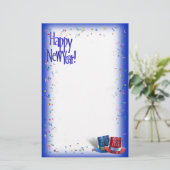 Gelukkig nieuwjaar! Keuzes Briefpapier (Staand voorkant)