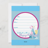 Gelukkig Nieuwjaar Kitty Feestdagenkaart (Achterkant)