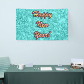 Gelukkig nieuwjaar kleurrijk spandoek (Beurs)