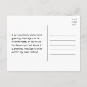 GELUKKIG NIEUWJAAR + Kleurrijke Muzieksymbolen Bri Briefkaart (Achterkant)